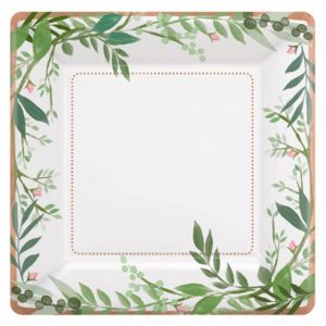 Assiette 7 Po. 8/pqt
