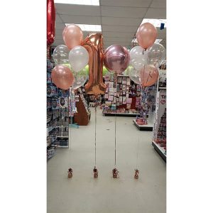 4: 4 Bouquets de Ballons Latex + Mylar + Orbz