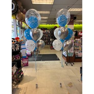 13: 2 Bouquets de Bubble Déco + Ballons latex + Poids