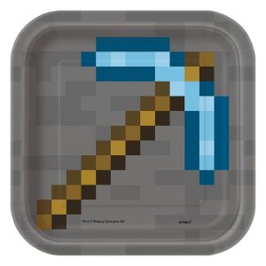 Minecraft - Assiettes 7 Po. 8 par pqt