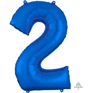 CHIFFRE DÉCORATEUR #2 – BLEU ROYALE 16 PO