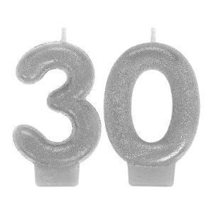 30e Célébration Étincelante - Bougies 30
