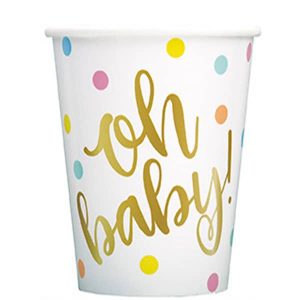 Verres en Carton 9oz. 8 par pqt.