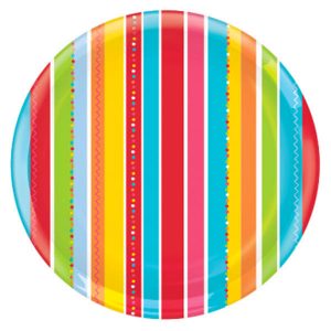 Assiette Fiesta Coloré 13.5po.