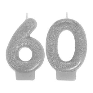 60e Célébration Étincelante - Bougies 60