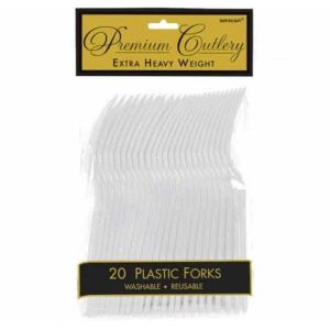 Fourchettes en Plastique 20/pqt