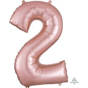 CHIFFRE DÉCORATEUR #2 – Rose Or 16 PO