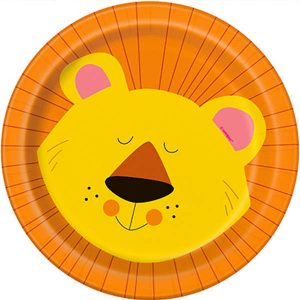Animaux - Assiettes 7 Po. 8 Par Pqt.