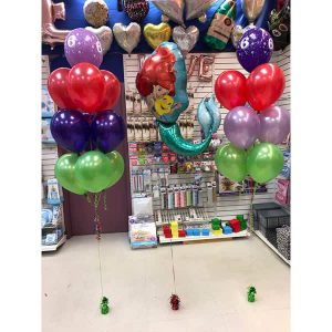 5: 3 Bouquets de Ballons latex et Gros Mylar