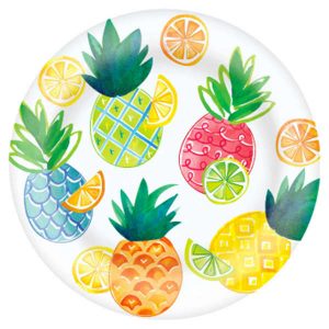Assiette 9.5po. Ananas