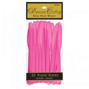 Couteaux en Plastique 20/pqt