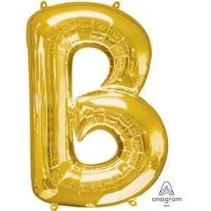 Mylar Lettre B – Or 16 Po.
