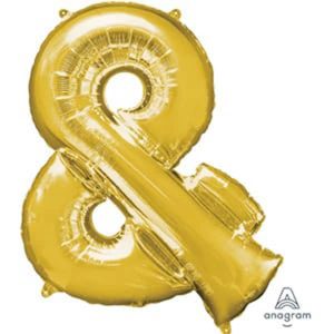 Mylar Symbole & – Or 16 Po.