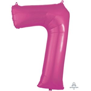 CHIFFRE DÉCORATEUR #7 – FUCHSIA 16 PO