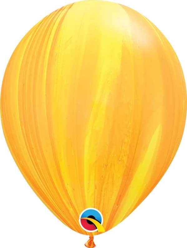 B.11'' AGATE JAUNE/ORANGE P/25